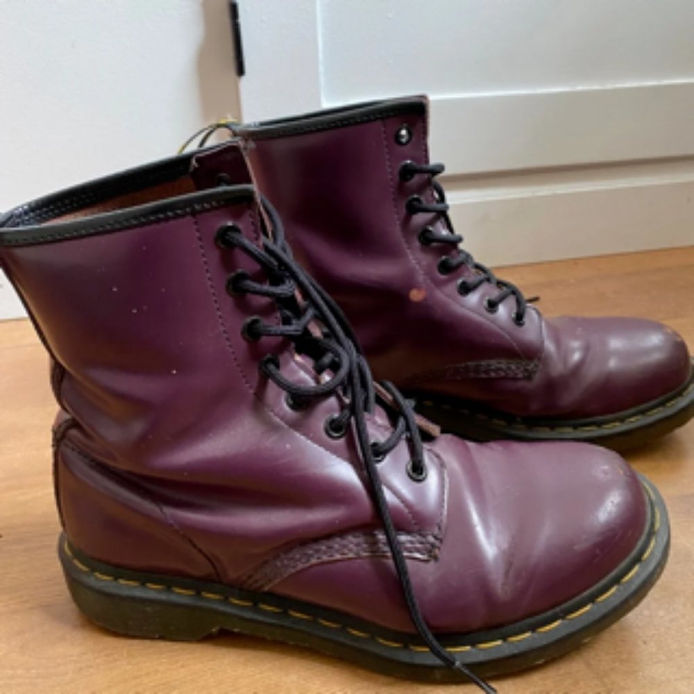 Purple Dr. Martens